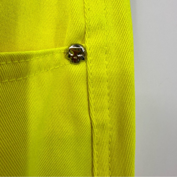 TRIPP NYC Skinny Jeans Neon Yellow Womens 26 | K057 - Picture 3 of 9